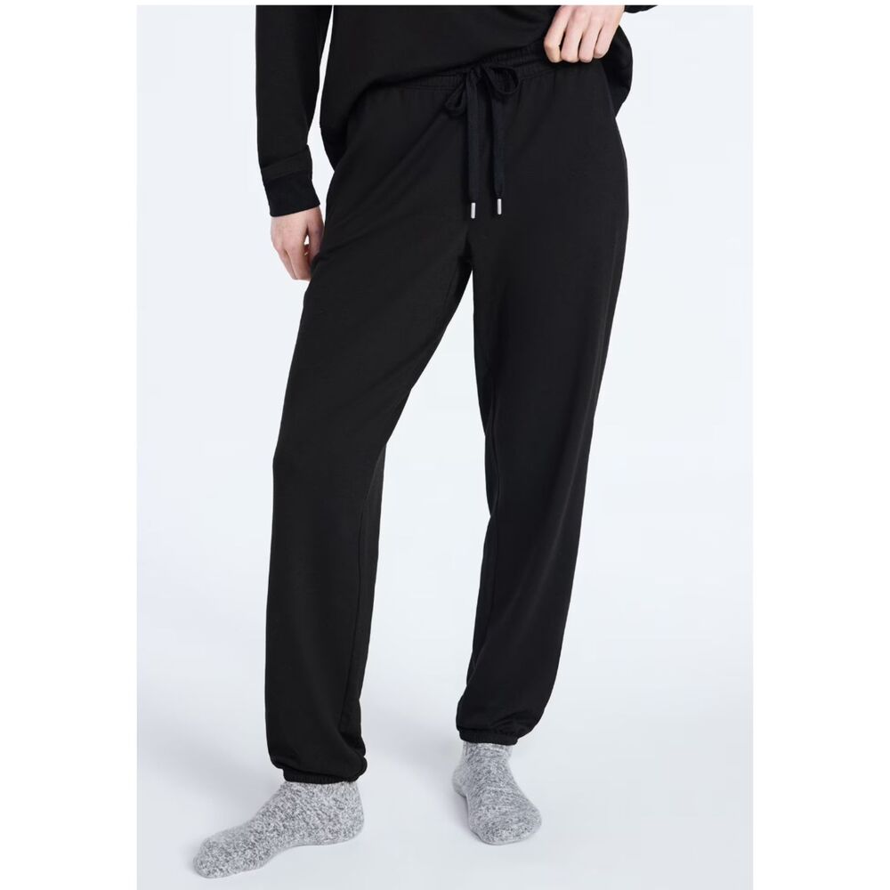 Joyspun Women's French Terry Knit Jogger Lounge Sleep Pants